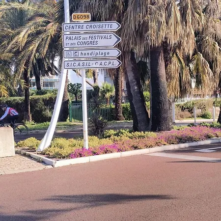 Avec Terrasse Dans En Face De La Et Parking Privatif- Midi Apartament Cannes